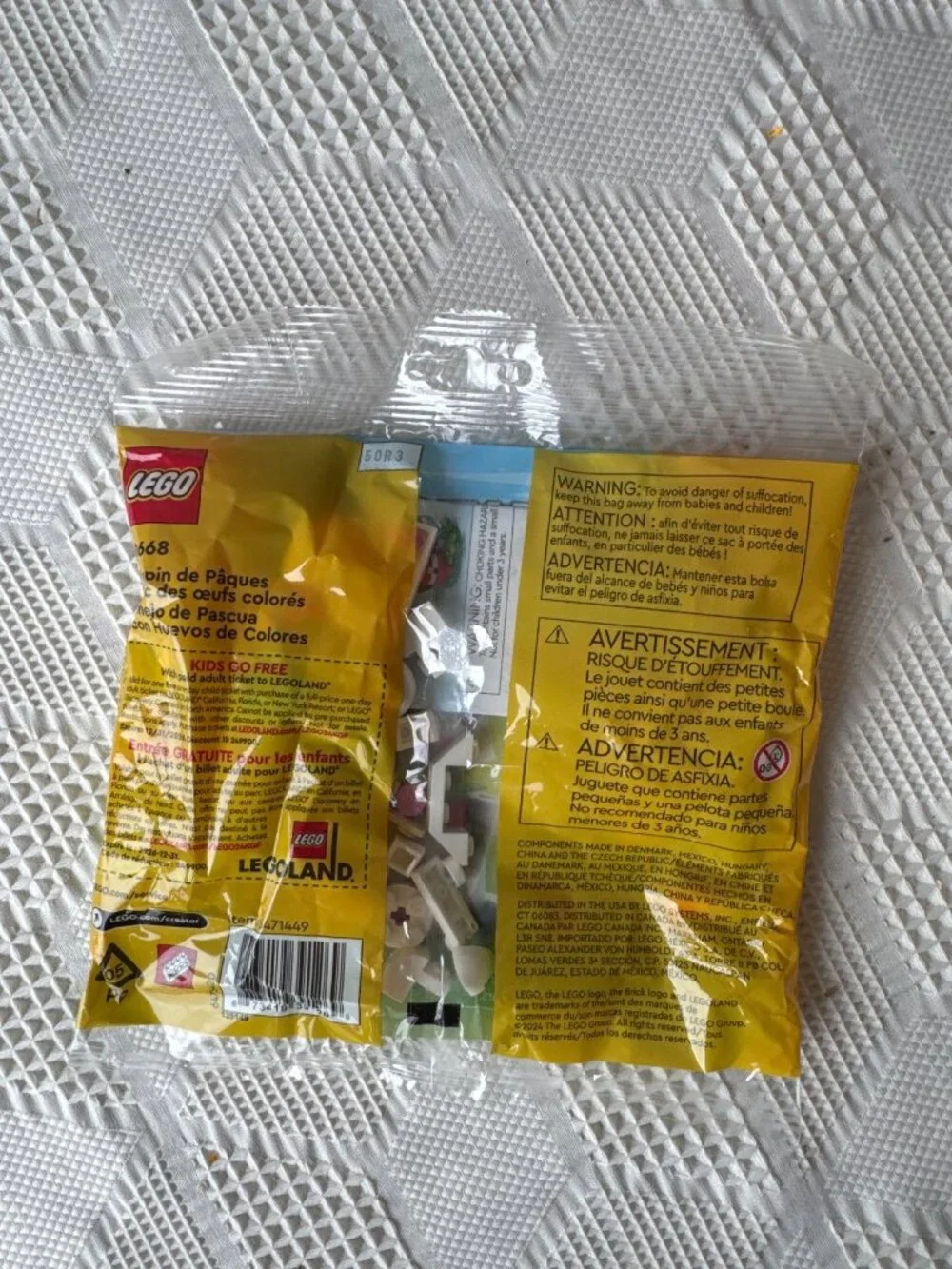 Lego 40682 Spring Garden House Set Limited Edition w Bonus Easter Bunny Legos